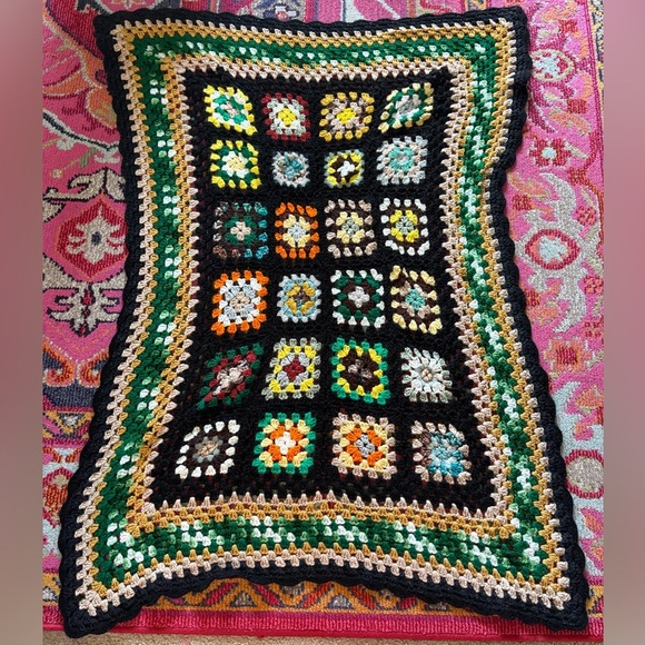Colorful Crochet Afghan Blanket - Picture 11 of 16
